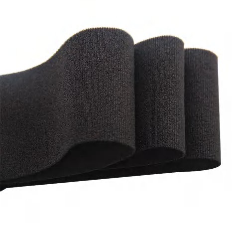 Nylon loop fabric slit into continuous straps